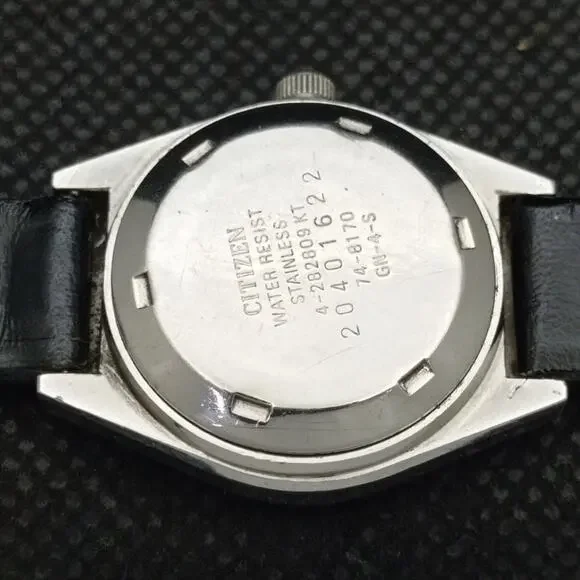 Vintage 1975 Citizen Automatic Womans Silver Watch W/daydate & Gold accents - Picture 8 of 8